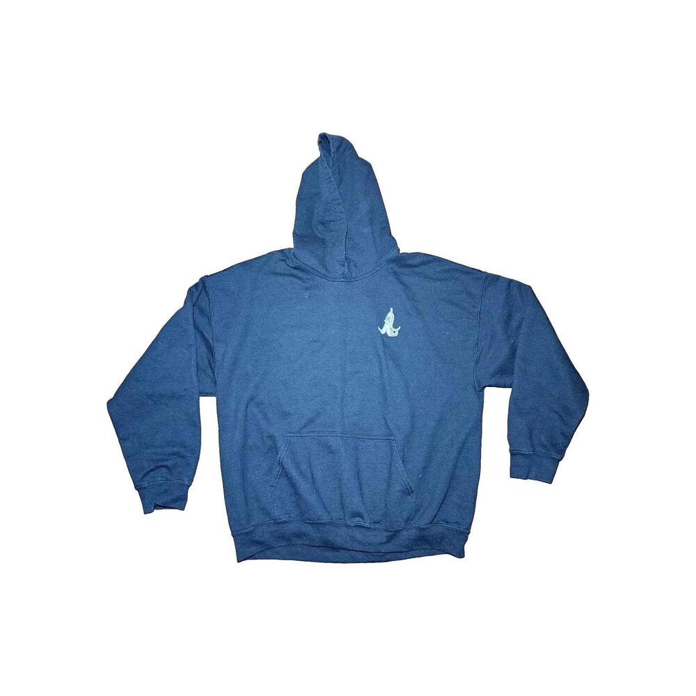 Neff Black Hooded Sweatshirt Banana Tripping Out Size Xl